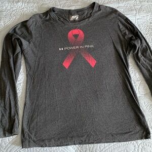 UnderArmour Pink Ribbon Long Sleeve